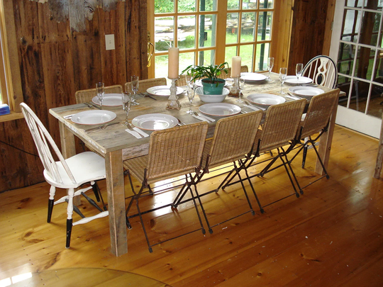 Driftwood Dining Room Table With Your Choice Of Stain | 72"L X 34"W 29"H