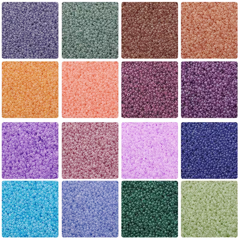 33 Color Choices 2mm Cream Color Seed Beads 12/0 - 2700 Pieces 0.6mm Hole High Quality in Creamy Colors