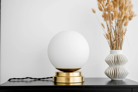 8" Table Globe - Light Desk Lamp Bedside Model No. 5169