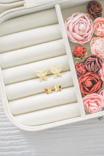 Butterfly Earrings, Butterfly Jewelry, Star Earrings, Earring Set, Gold Filled, Dainty Star Earrings, Star Stud Earring, Gold Dainty Earrings