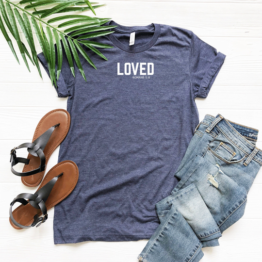 Loved Christian Shirts, Comfort Colors Tees, Religious T Shirt, Christian Valentine's Day Shirt, Jesus Lover Tee, Christian Gift