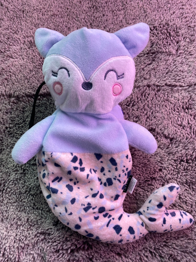 Purrmaid - Kittymaid Meowmaid Kitty Mermaid Chalk Bag, Rock Climbing Drawstring Trinket Stroller Bag