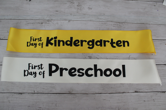 First Day Of School Kids Sash