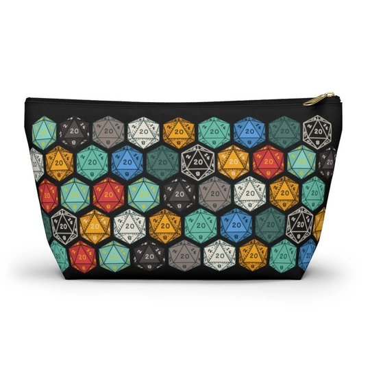 Dnd Dice Pencil Case | Gaming Goblincore Dark Academia Adventures D20 Forestcore Fairycore Fantasy Cottagecore