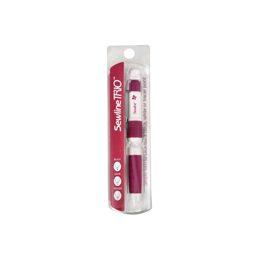 Sewline Pencil Trio - Black & White Lead Roller Ball Tip Sold By The Single Pen 50023