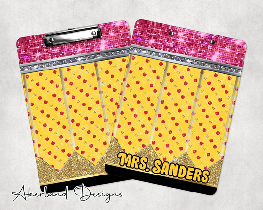 Yellow Pencil Clipboard