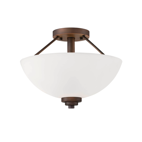 Durham 2 Light Semi-Flush Ceiling Mount