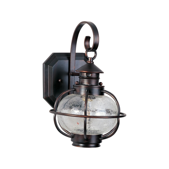 Maxim Bronze Seedy Shade Portsmouth 1-light Outdoor Wall Mount Light