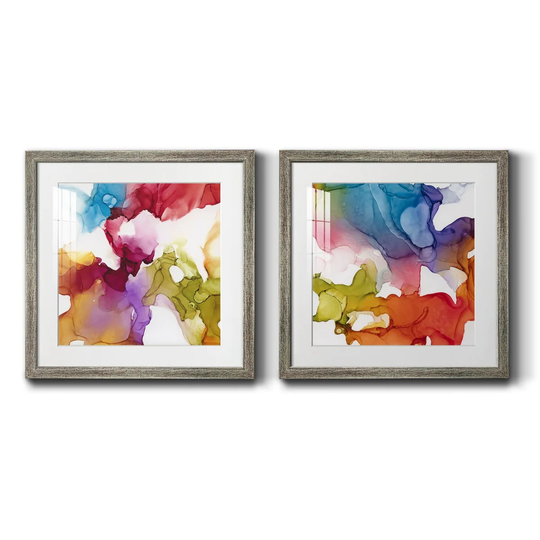 Spectrum Colors I- Premium Framed Print - Ready to Hang - Multi-Color