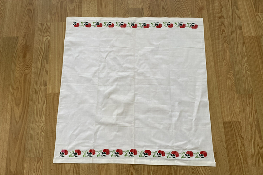 Handcrafted Tablecloth, Vintage Wedding Decoration, Home Decor, Housewarming Gift, Cotton Tablecloth, Table Cover
