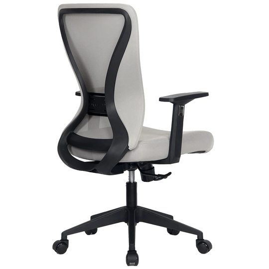 Modern Home Xelo Solo Mid-Back Desk/Office Task Chair, Computer Ergonomic Mesh Back Lumbar Support with Armrests