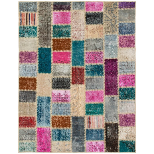 ECARPETGALLERY Hand-knotted Color Transition Multi Color Wool Rug - 5'2 x 6'8