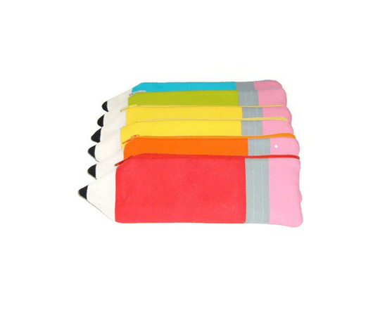 Pencil-Shaped Pouch, Teacher Gift, Birthday Party Favor