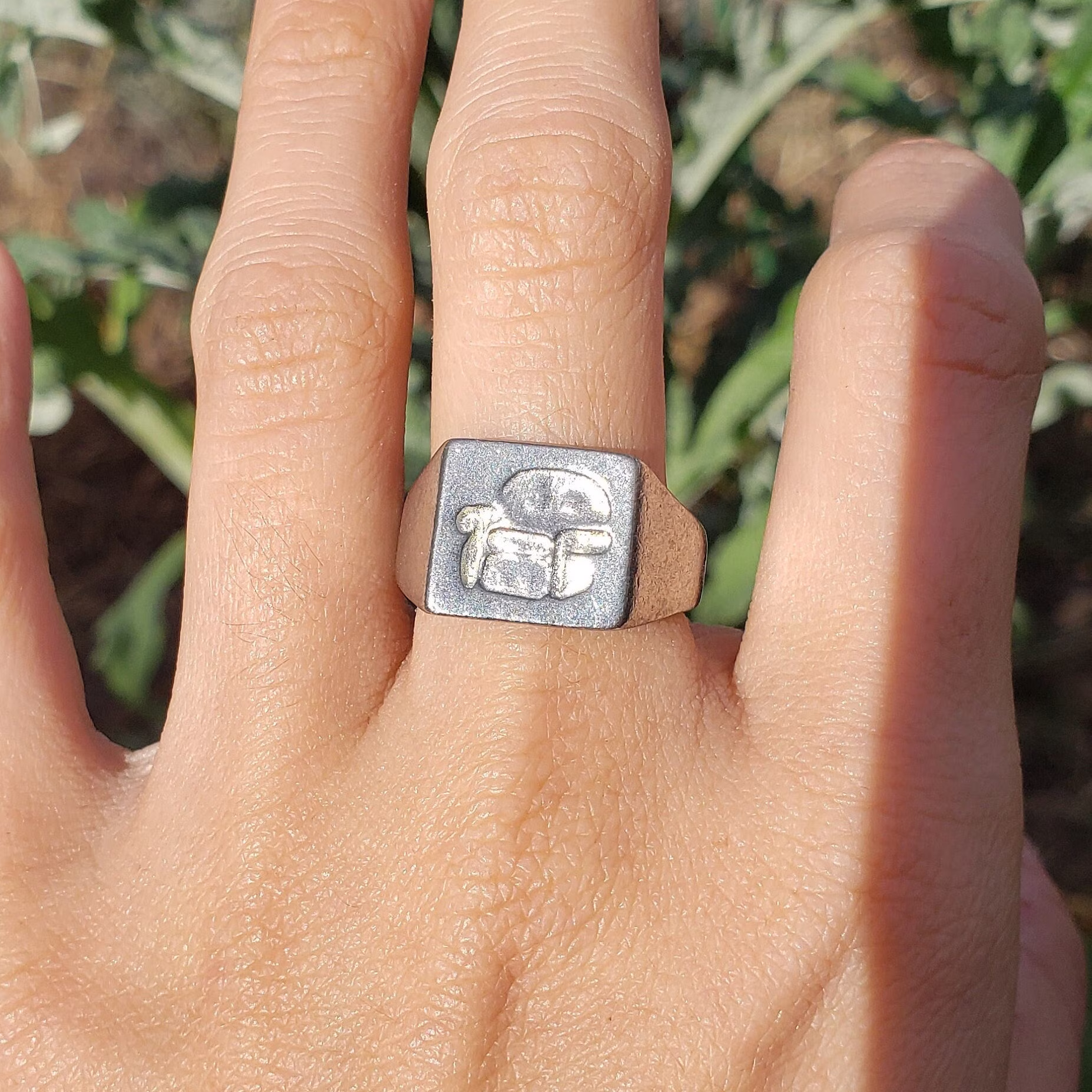Lounge Chair Wax Seal Signet Ring