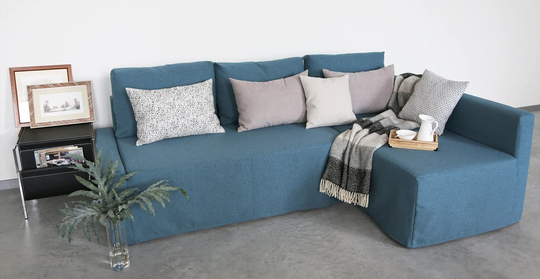 Friheten Corner Sofa Bed Left Cover, Handmade Slipcover - Custom Made To Fit Ikea Couch