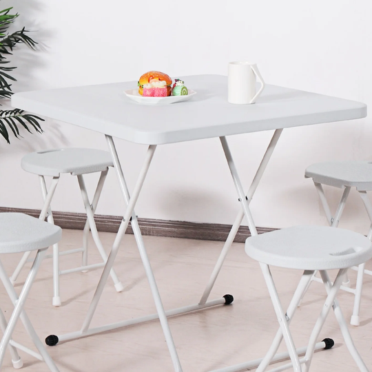 Plastic Foldable Laptop Table with Adjustable Height