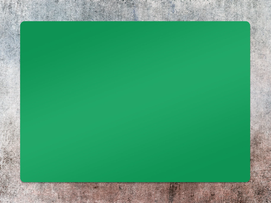 Green Chair Mat, Protective Vinyl Floor Splat Pvc Decorative Gift Idea, Game Room Rug