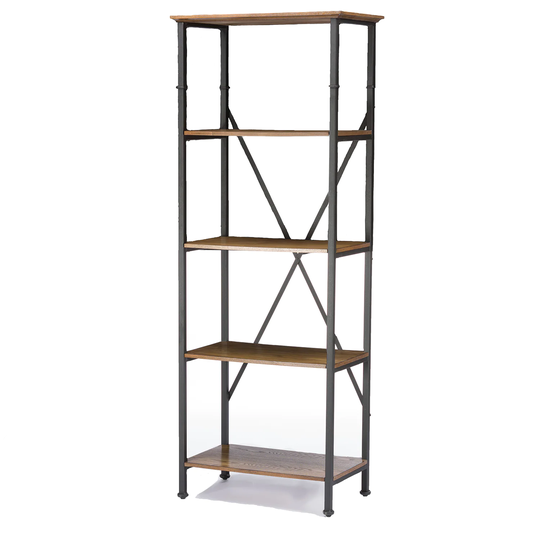 Lancashire Wood & Metal Bookcase
