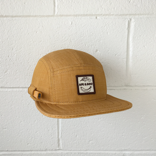 Golden Hat, Camper Cap Five Panel Handmade Denim Made in USA Headwear, Pencil Holder Woodworker Gift 5