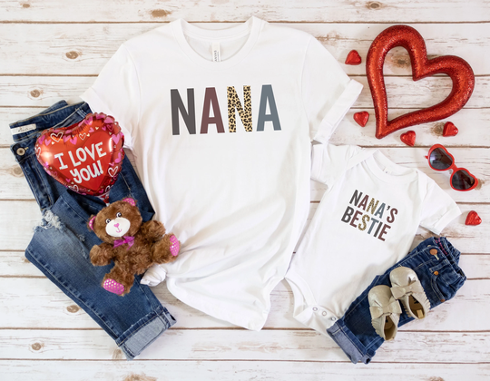 Nana's Bestie Shirt, Nana & Grandkids Shirts, Gift For Nana, Future Cool Grandma Tee Cute New Birthday Matching Shirts