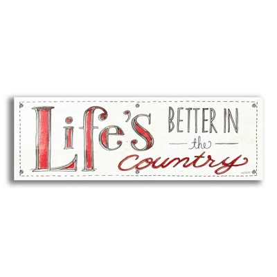 Country Life VIII by Anne Tavoletti - Unframed Textual Art