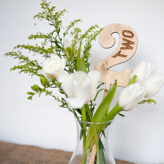 Rustic Wood Wedding Table Numbers, Wedding Decor