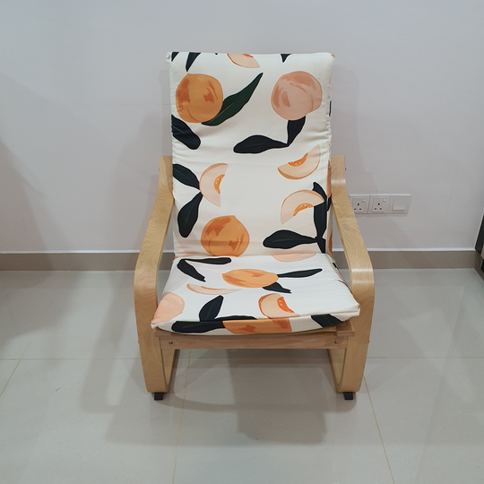 Ikea Poang Chair Cushion Cover - Milky Peach