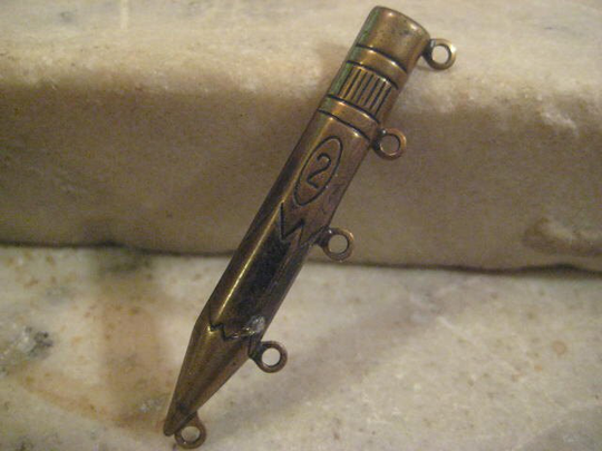 1 Older Vintage French Brass No. 2 Pencil Finding