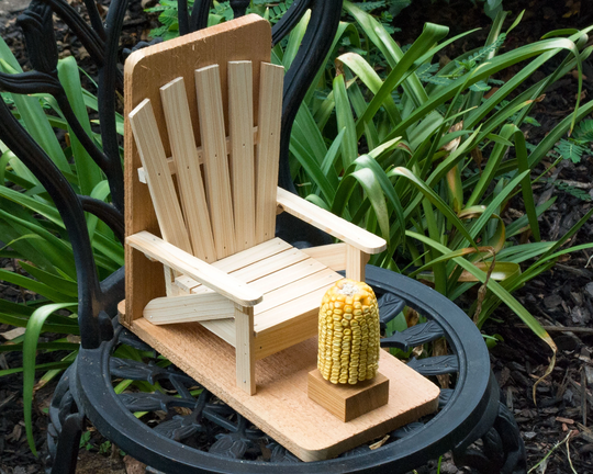 Squirrel Feeder, Adirondack Chair, Cedar/Cypress Wood, Lover, Thank You Gift, Unique Housewarming Gift