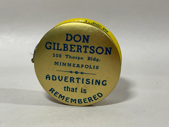 Vintage Advertising Measuring Tape Don Gilbertson Minneapolis