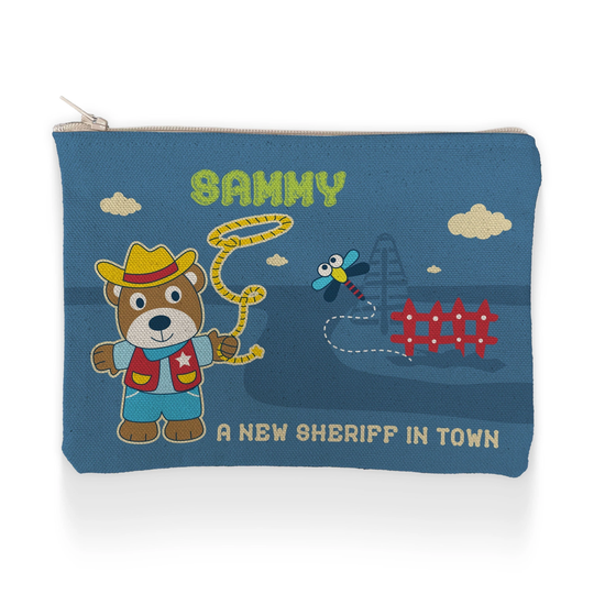 Makeup Pencil Case Sheriff Bear