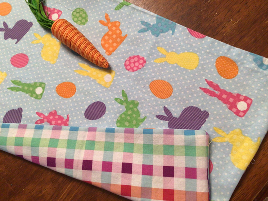 Easter Table Runner Spring Table Runnerenglish Rustic Farmhouse Bunny Decor Spring Gingham