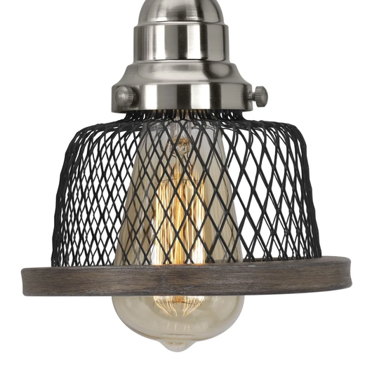 Tilley Collection 2-Light Brushed Nickel Coastal Bath Vanity Light
