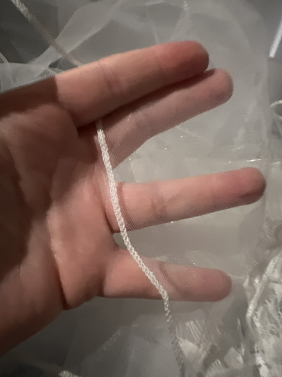 Cathedral Pencil Edge Veil
