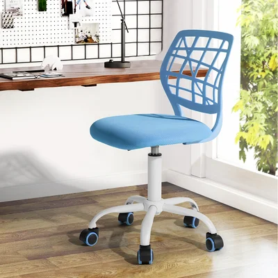 Home Office Chair Ergonomic Desk Chair Mesh Computer Chair With Waist Support Armrest Executive Rolling Rotating Adjustable Mid-Back Task Chair