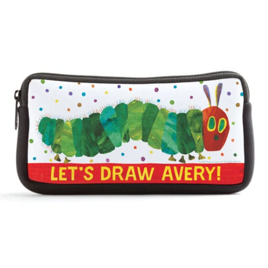 Very Hungry Caterpillar Pencil Case, Personalized Customized Kids Pencils Pouch, Back To School Supplies
