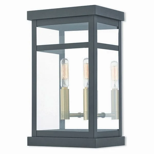 Livex Lighting 20702-07 Outdoor Wall Lantern 2 light Bronze