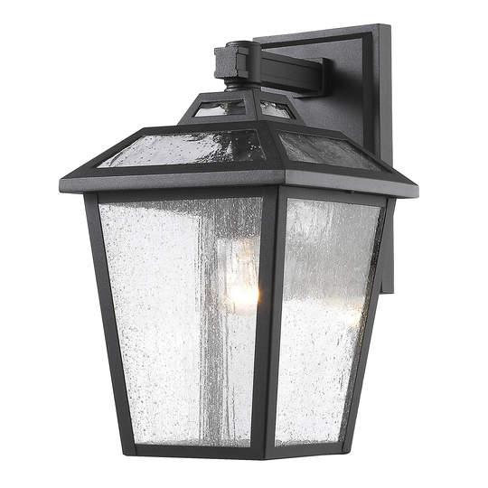 Avery Home Lighting Bayland 1-Light Black Outdoor Wall Light