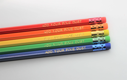 Rainbow Dream | Personalized Pencils Back To School Party Favors Teacher Gifts Custom Stocking Stuffer