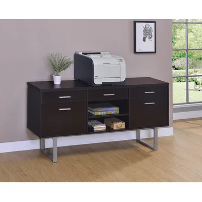 Gilda 5-Drawer Credenza With Adjustable Shelf