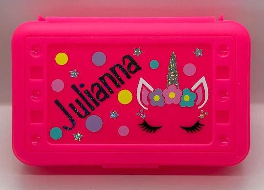 Unicorn Pencil Box, Girls Back To School Supplies