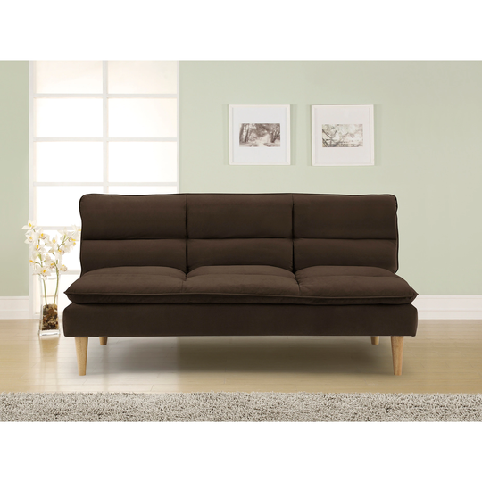 Maryland Sofa Convertible in Chestnut by Sealy Sofa Convertibles.