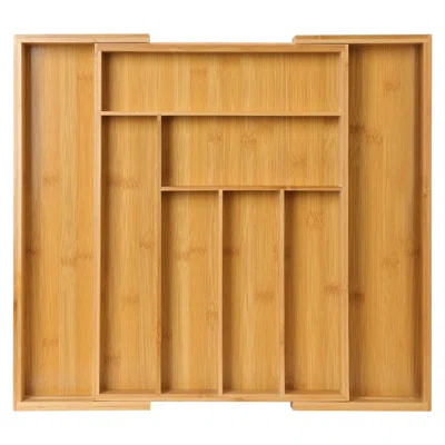 Luzius 1.92" H x 19.68" W x 16.92" D Flatware & Kitchen Utensils Drawer Organizer
