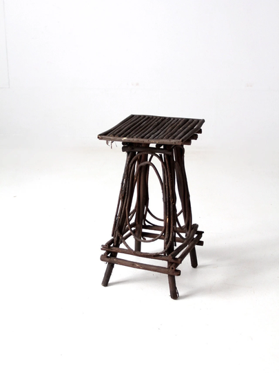 Antique Adirondack Style Twig Table