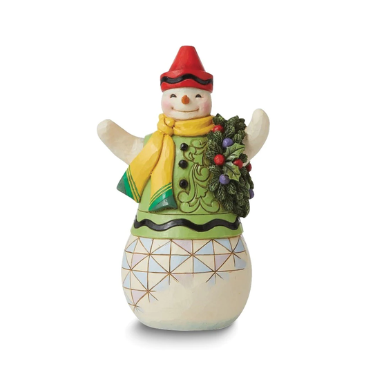 Curata Color Me Merry Snowman Figurine