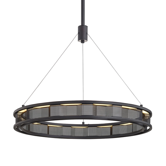 Troy Lighting Fuze 29-inch Modern Bronze LED Pendant
