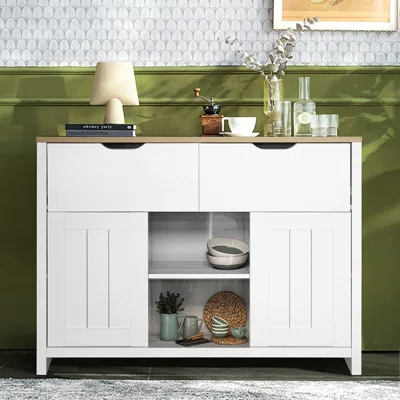 Moneik 44" Wide 2 Drawer Sideboard