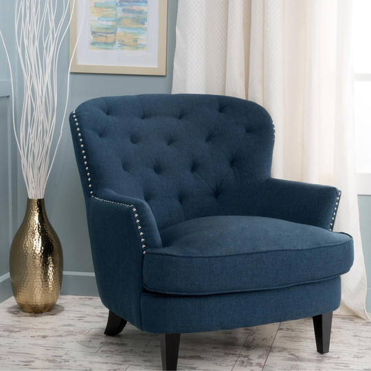 Mya Diamond Tufted Club Chair by Christopher Knight Home