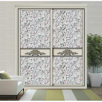 Ilianka Floral Leaf 9.8' L x 17.7" W Peel and Stick Wallpaper Roll