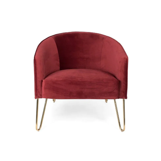 Bold Monkey Queenalicious Hairpin Barrel Chair